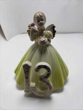 Vintage Josef Originals 13th Year Birthday Angel - 6" - With Tag